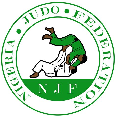 Nigeria Judo Federation Logo Judo Federation Judo Logo