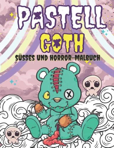 Pastell Goth Cute Und Horror Malbuch Gruselige Gruselige Gothic