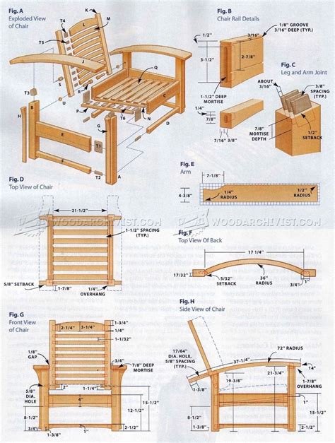 140 Morris Chair Plans Furniture Plans Chair Woodworking Plans