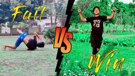 Best Fails Vs Best Wins In Tricking And Flipping By Ayaaz Kicxter
