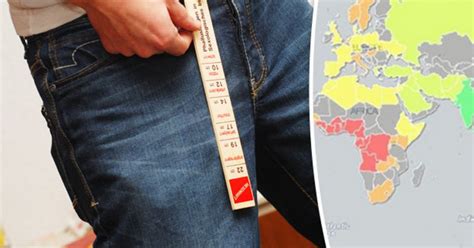 New Map Reveals Average Penis Size Across The World Guess Where The Uk Ranks Daily Star