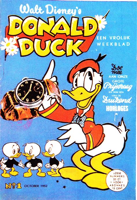 De Eerste Donald Duck In Nederland Oktober 1952 Retro Disney