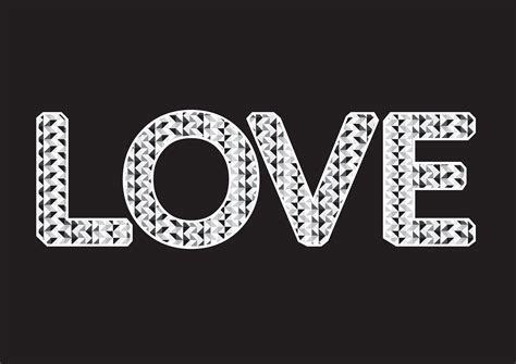 Love Font Type For Valentines Day Card 645428 Vector Art At Vecteezy