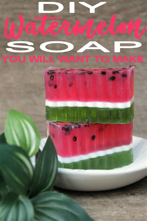 This recipe for homemade soap is a great one for beginners and can be modified to include extra ingredients for a special bar. DIY Watermelon Soap Bar | How To Make Homemade Watermelon ...