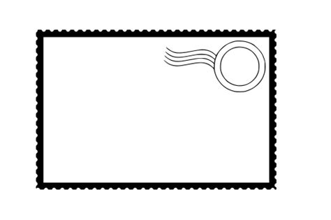 SVG > 우편 엽서 우표 캐릭터 우편 요금 - 무료 SVG 이미지 및 아이콘. | SVG Silh