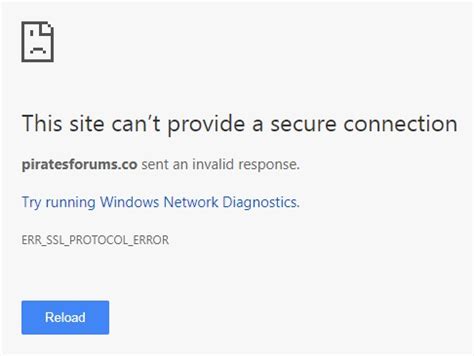 Most other internet users are pleased with its smooth user interface. Question - This site can't provide a secure connection ...