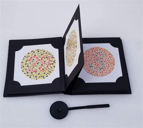 Ishihara Colour Vision Test Book For Color Deficiency 24 Plates With
