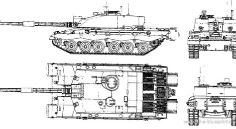 Challenger Ii Tank Drawings Dimensions Pictures Download Drawings