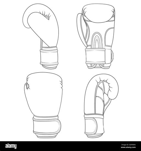 Boxing Gloves Isolated Vector Hi Res Stock Photography And Images Alamy