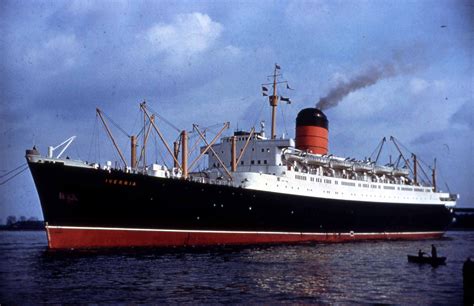 Rms Ivernia Cruise Liner Cunard Ships Cruise Ship