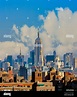 New York, New York State, United States of America. Manhattan skyline ...