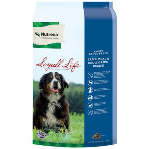 Product rating is 4.6 4.6 (137) reviews questions & answers product details ingredients & nutrition specifications documents. Nutrena Loyall Life Adult Large Breed Lamb Meal & Rice Dry ...