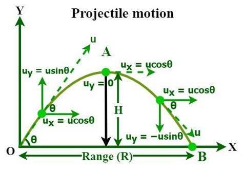 Projectile Motion For Vertical Velocity Geeksforgeeks