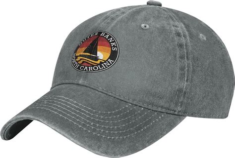 Hats For Men Outer Banks Sunrise Sailing Baseball Cap Hat Dad Hats For