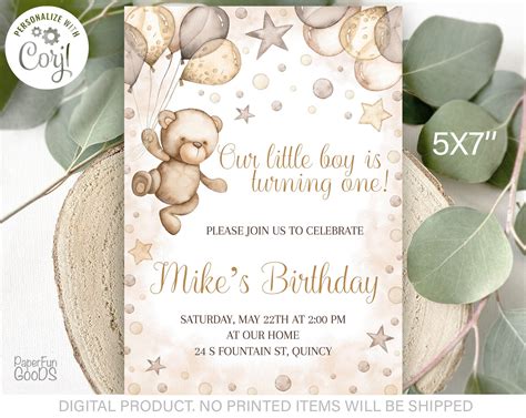 Editable Nude Birthday Invitation Template Personalized Party Etsy Australia