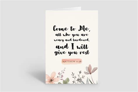 Printable Christian Sympathy Card With Instant Download Etsy