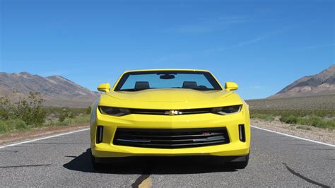2016 Chevrolet Camaro Convertible And 4 Cylinder First Drive