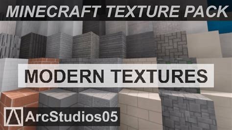 Minecraft Modern Texture Pack Arcmodern V1 Download In