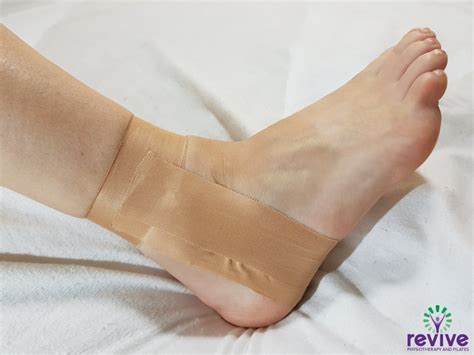 How To Tape Your Own Ankle Revive Physio Therapy And Pilates