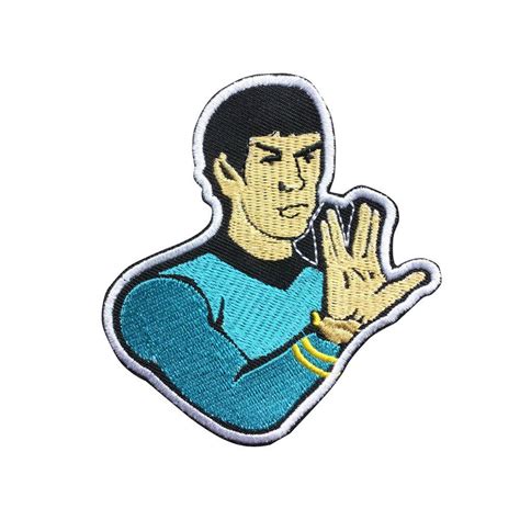 Star Trek Patch Live Long And Prosper Patch Embroidered Movie Iron On