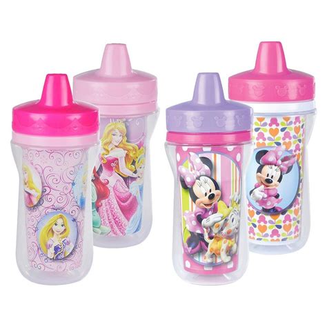 The First Years Disney Minnie Mouse And Princess Insulated Sippy Cup