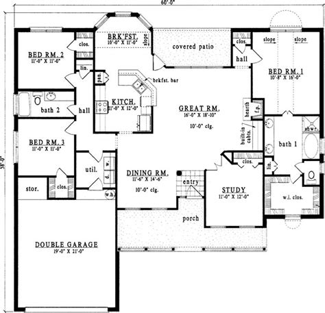 Latest 2000 Sq Ft House Plans One Story 9 Perception House Plans