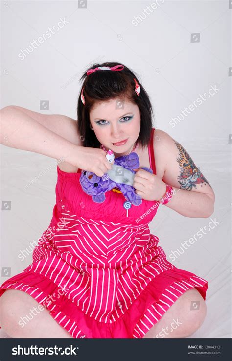 Girl Ripping Apart A Teddy Stock Photo Shutterstock