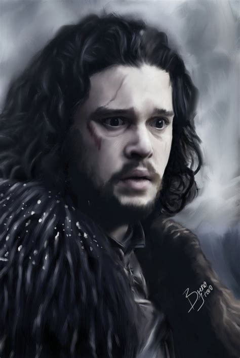 Jon Snow Digital Paint By Brenoitalo16 Game Of Thrones Fans Game Of