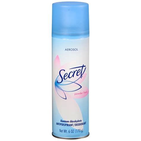 Secret Anti Perspirant Deodorant Aerosol Spray Powder Fresh 6 Oz