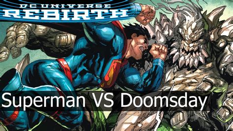 Superman Vs Doomsday Action Comics Rebirth Comic Narrado Historia