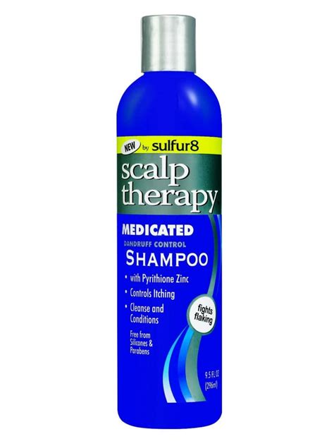 Sulfur8 Scalp Therapy Medicated Dandruff Control Shampoo Natural Hair