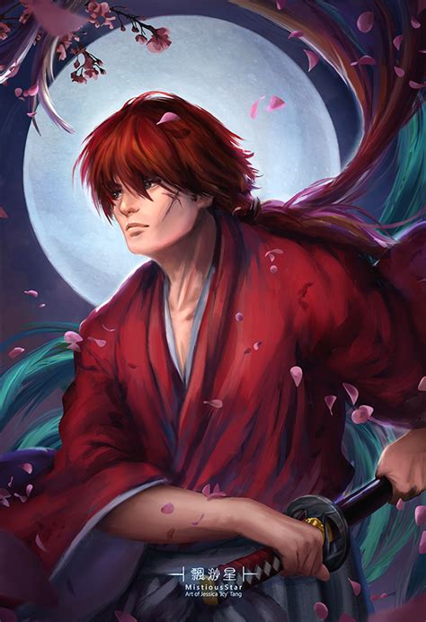 Kenshin Himura The Swordsman With A Scar By Mistiousstar