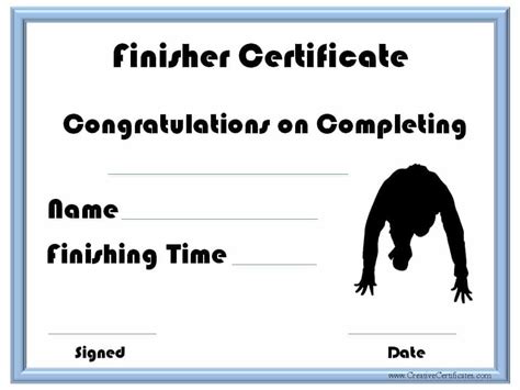 Running Certificate Templates Free And Customizable In Simple 5k Race