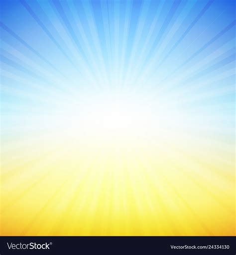 Blue And Yellow Background Royalty Free Vector Image