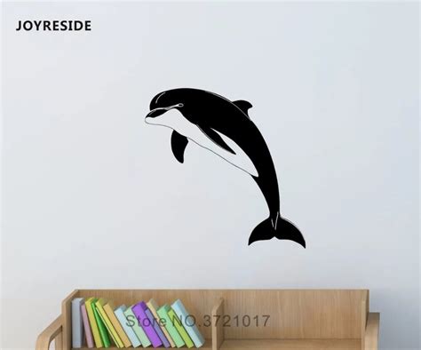 Joyreside Dolphin Wall Ocean Sea Animal Decal Vinyl Stickers Interior