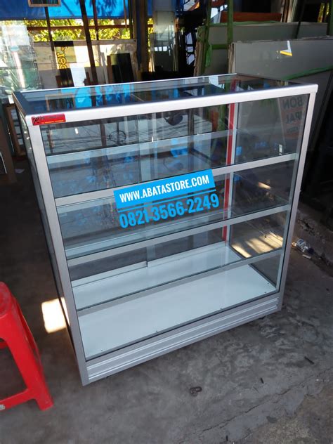 JASA ETALASE JOGJA BANTUL SLEMAN ALMARI ALUMUNIUM KACA | abatastore.com