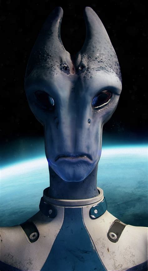 Salarian By David Jimenez Saiz Sci Fi 3d Mass Effect Mass