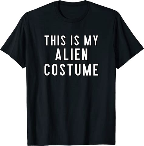 Couples Halloween Costume This Is My Alien Costume T Shirt