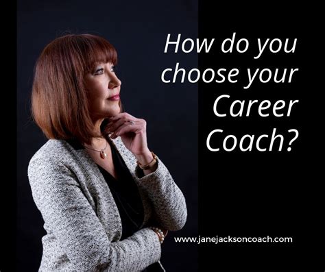 How To Choose A Career Coach Jane Jackson Career