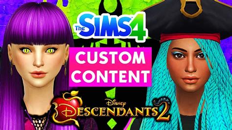 Sims 4 Descendants Cc Shopping 😍👜 Descendants 2 Sims 4 Custom Content