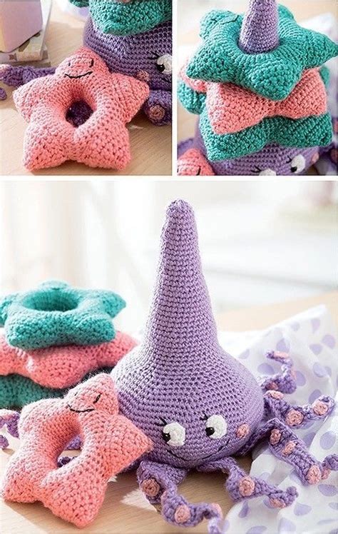 6 Easy To Crochet Toys For Baby Baby Stackables 2019 Yarn Ideas