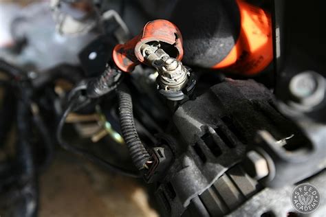 Where does the vacuum line from the bov go. Nissan 240sx alternator wiring