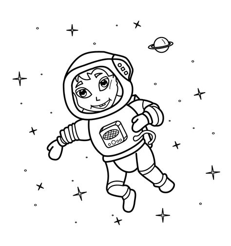 Astronauts Coloring Pages Coloring Home