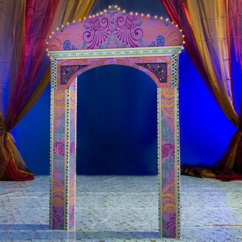 Taj Mahal Party Arch Standup Photo Booth Prop Background Backdrop Party Decoration Decor Scene
