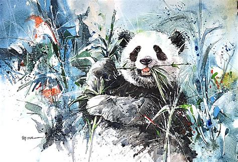 Art Now And Then Panda Art