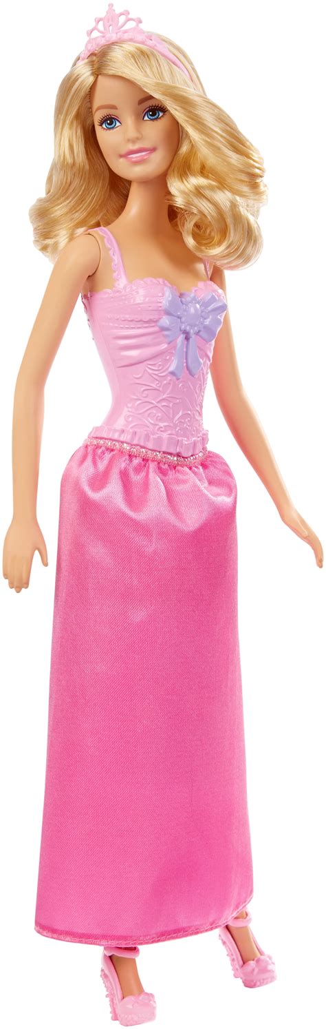 Barbie Fairytale Princess Doll With Pink Tiara And Gown