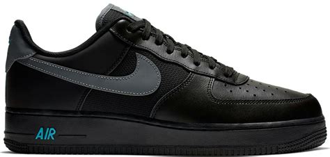 Nike Air Force 1 Low Black Blue Fury Cool Grey - BV1278-001
