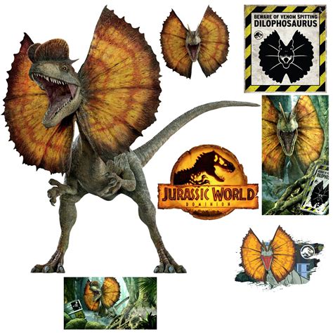 Jurassic World Dominion Dilophosaurus Realbig Officially Licensed N