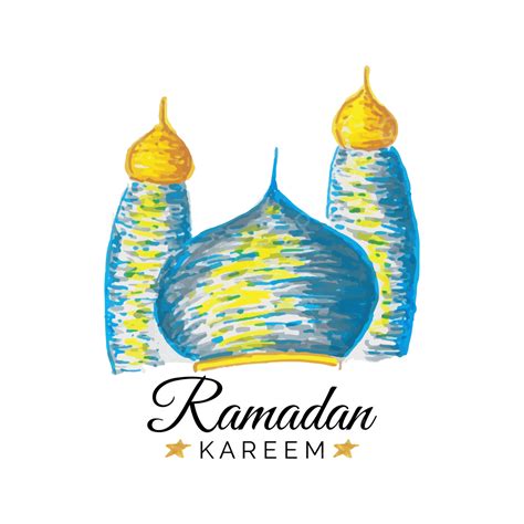 Ramadan Kareem Clipart Transparent Png Hd Watercolor Drawing Ramadan