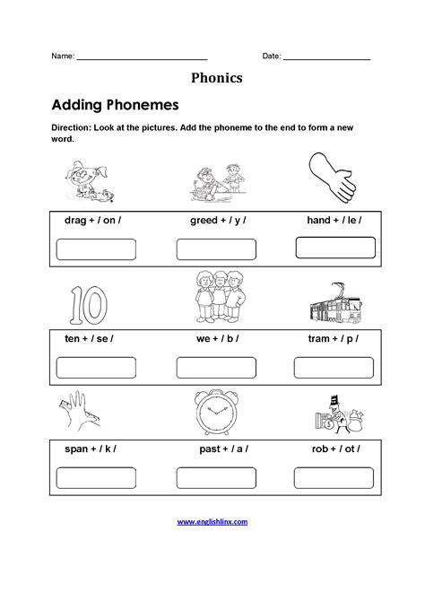 Phonics 3rd Grade Worksheets